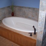 Tub surround and floor - tile