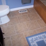 Bathroom floor tile